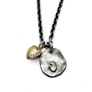 画像3: RAOING (ローイング) | K18 Flower Heart Pendant 