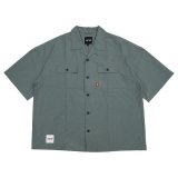 FLUTTER (フラッター) | T/C Open Collar S/S Work Shirts 