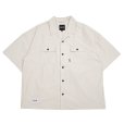 画像1: FLUTTER (フラッター) | T/C Open Collar S/S Work Shirts  (1)