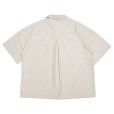 画像2: FLUTTER (フラッター) | T/C Open Collar S/S Work Shirts  (2)