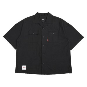 画像1: FLUTTER (フラッター) | T/C Open Collar S/S Work Shirts 