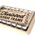 画像2: HWZN.MFG.CO. | Twisted License Frame  (2)