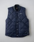 画像1: BLUCO (ブルコ) | RIB COLLAR QUILTING VEST  (1)