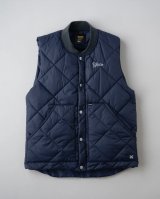 BLUCO (ブルコ) | RIB COLLAR QUILTING VEST 