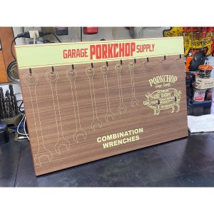 画像1: PORKCHOP GARAGE SUPPLY | COMBINATION WRENCH RACK 