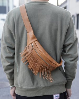 画像1: Hoodlum (フッドラム) | FRINGE BODY BAG -SMALL- 