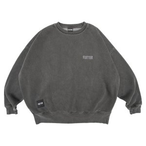 画像1: FLUTTER (フラッター) | Pigment Dye B/S OG logo Sweat 