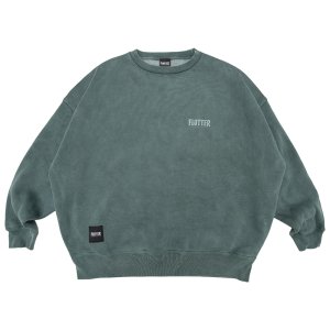 画像1: FLUTTER (フラッター) | Pigment Dye B/S OG logo Sweat 