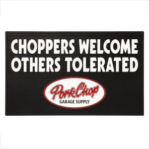 画像: PORKCHOP GARAGE SUPPLY (ポークチョップガレージサプライ) WELCOME RUBBER MAT "CHOPPERS" 