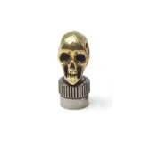 画像: HATCHET Metal Work Studio (ハチェットメタルワークスタジオ) HBC-1-B "VintageSkull" ValveCap 