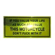 画像1: EVILACT (イーヴルアクト) DON'T... THIS MOTORCYCLE sticker  (1)