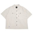 画像1: FLUTTER (フラッター) | T/C Open Collar S/S Work Shirts  (1)