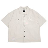 画像: FLUTTER (フラッター) | T/C Open Collar S/S Work Shirts 