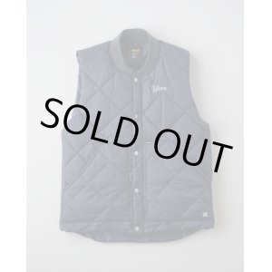 画像: 【20%OFF】BLUCO (ブルコ) | RIB COLLAR QUILTING VEST 