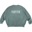 画像2: FLUTTER (フラッター) | Pigment Dye B/S OG logo Sweat  (2)