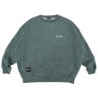 画像1: FLUTTER (フラッター) | Pigment Dye B/S OG logo Sweat  (1)