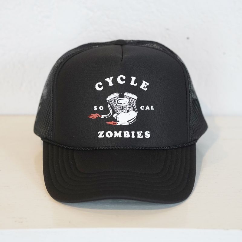 Cycle Zombies (サイクルゾンビーズ) | MOTOR Trucker Hat [BLACK] | 通販