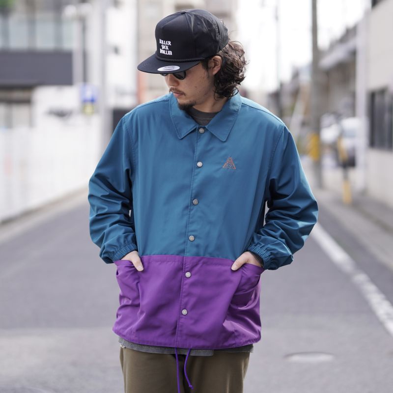 POLER (ポーラー) | WATERPROOF POCKET COACHES JACKET [BLUE] | 通販