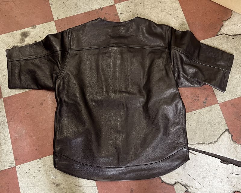 SAMS (サムズ) | SAMS LEATHER 3/4 SLEEVE JACKET [BLACK] | 通販