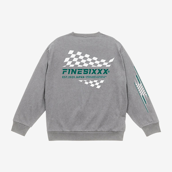 画像1: FINESIXXX (ファインシックス) | FINE-FLAG GRAPHIC CREW NECK SWEAT  (1)