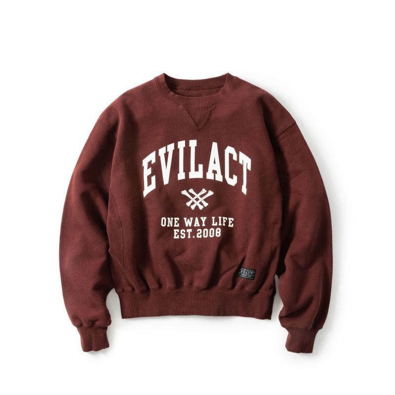 画像1: EVILACT (イーヴルアクト) | HEAVY CREW NECK  (1)