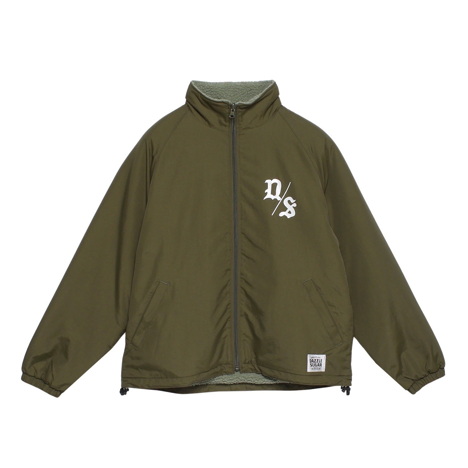 DAZZLESUGAR (ダズルシュガー) | Reversible Boa Jacket [OLIVE] | 通販