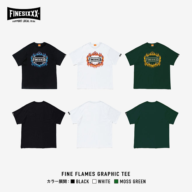 画像: FINESIXXX (ファインシックス) | FINE FLAMES GRAPHIC TEE 