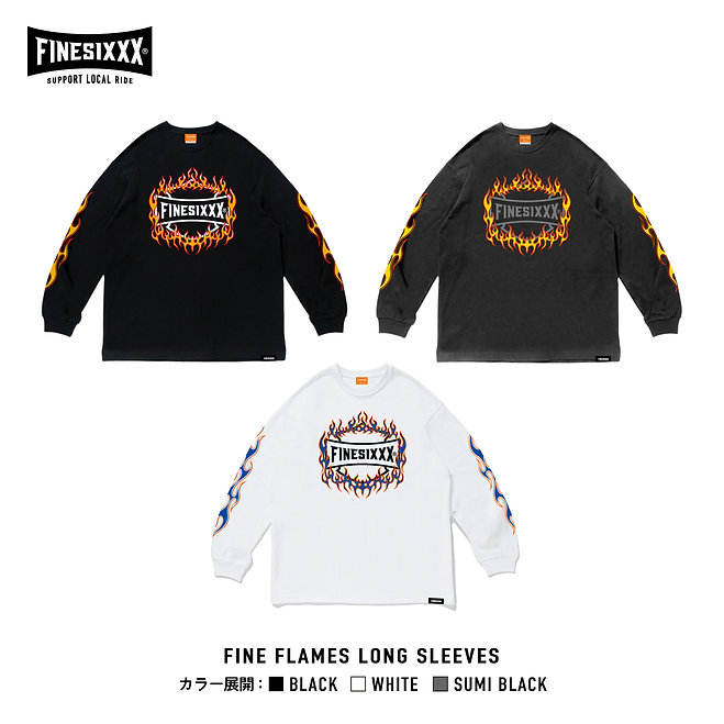 画像: FINESIXXX (ファインシックス) | FINE FLAMES GRAPHIC LS 