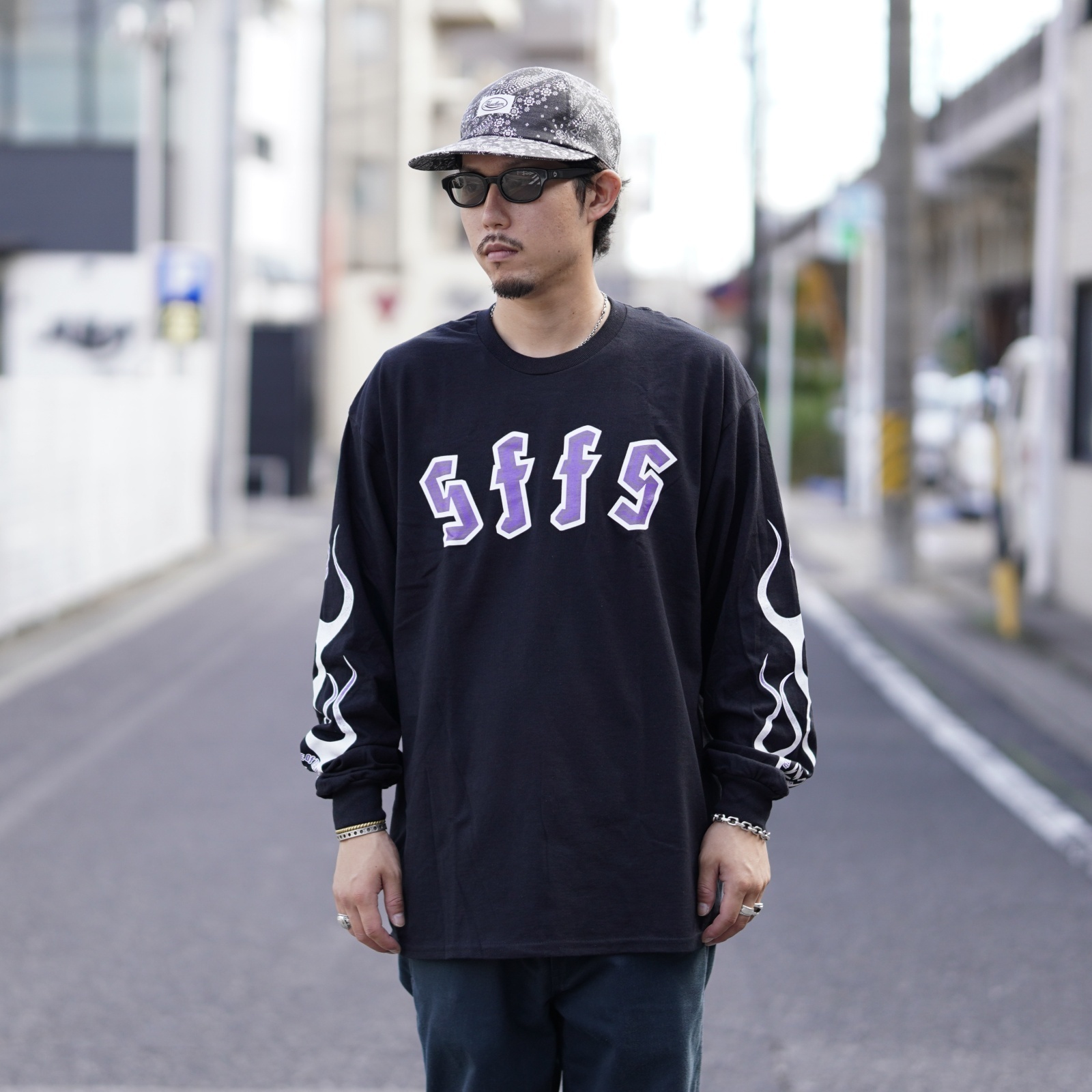 画像2: SAMS (サムズ) | SAMS CHOPPERS SFFS LONG SLEEVE TEE  (2)