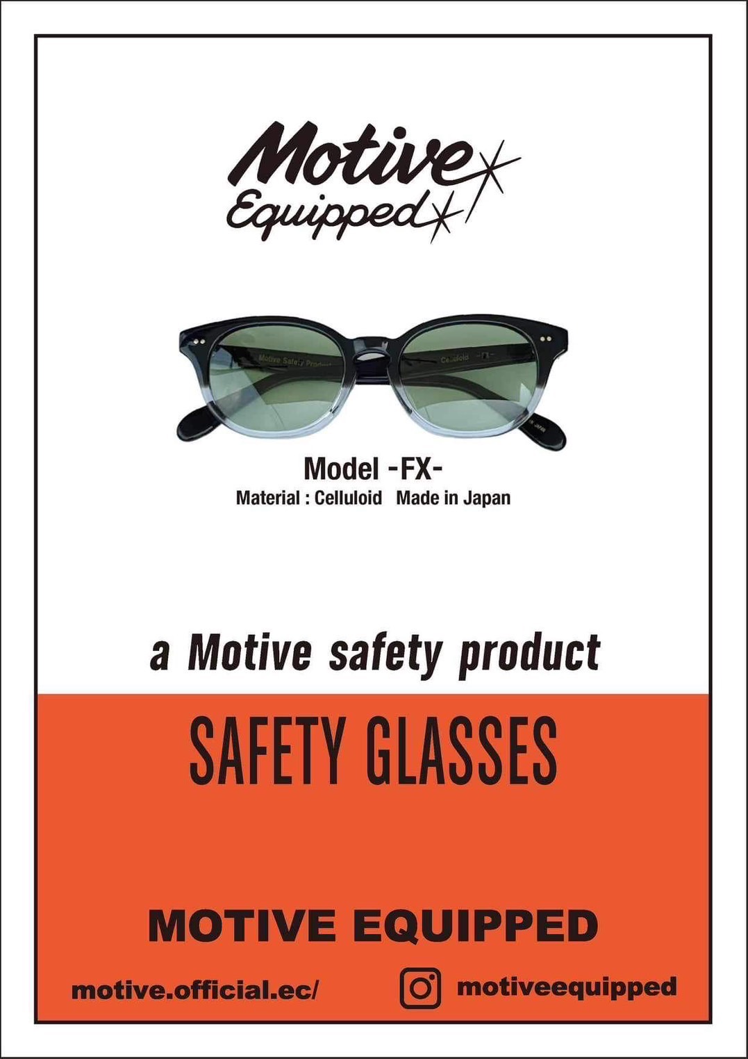 画像: Motive Equipped (モーティブイクイップド) | Motive Safety Product Model "FX" 