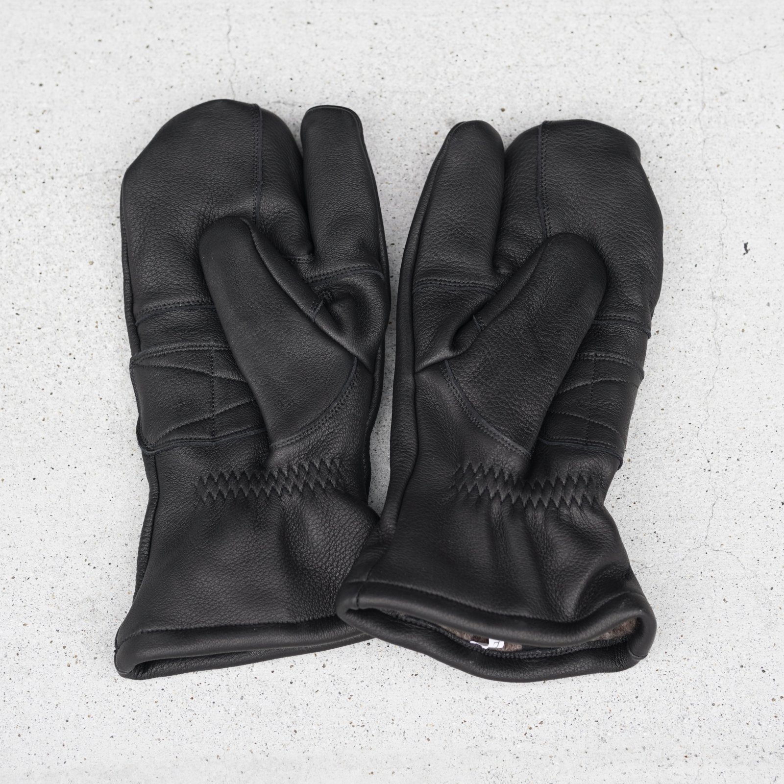 画像2: UNCROWD (アンクラウド) | DEERSKIN HEAVY WINTER TRIGGER GLOVE  (2)