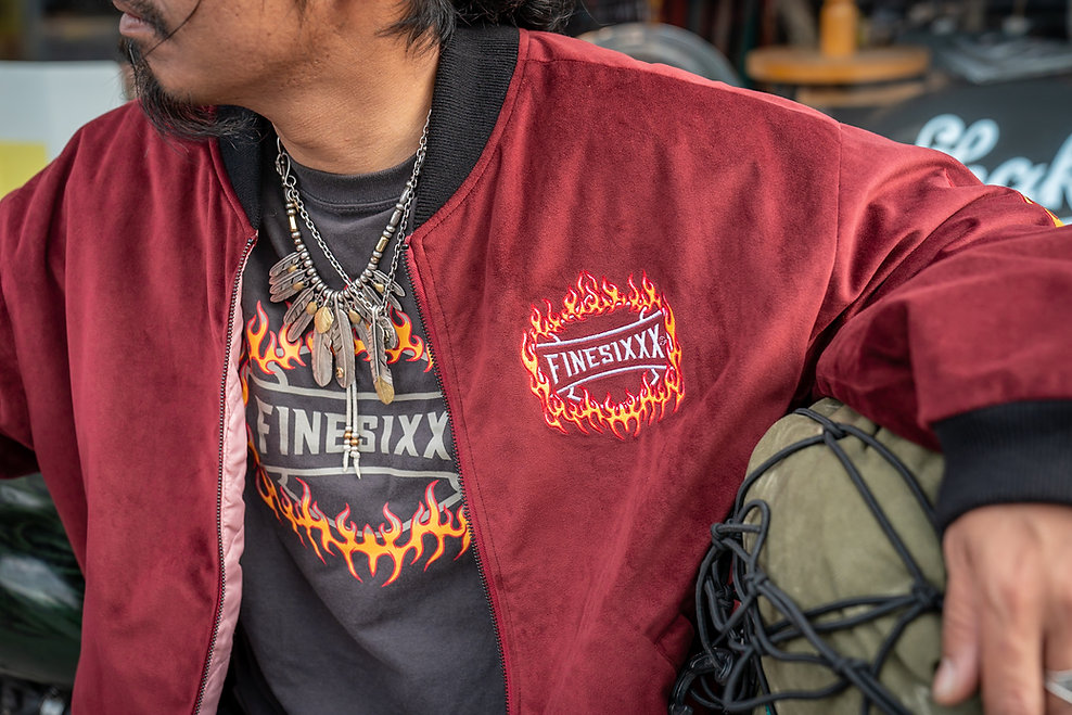 画像: FINESIXXX (ファインシックス) | 2ND ANNIV. FINE FLAMES REVARSIBLE JACKET - LIMITED 