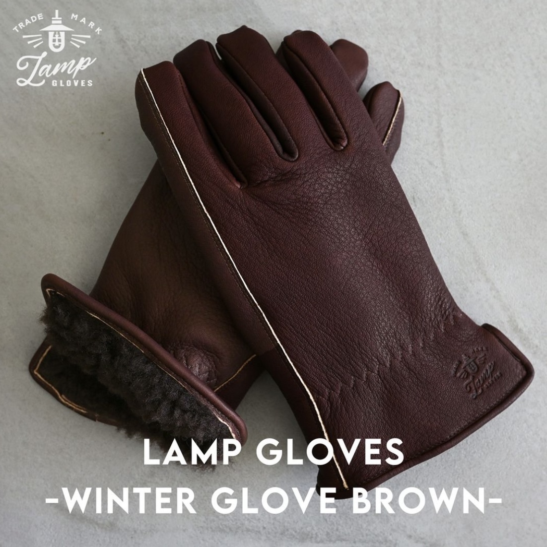 画像1: Lamp gloves (ランプグローブス) | -Winter glove-  (1)