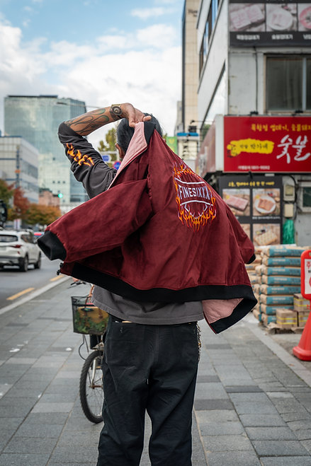 画像: FINESIXXX (ファインシックス) | 2ND ANNIV. FINE FLAMES REVARSIBLE JACKET - LIMITED 