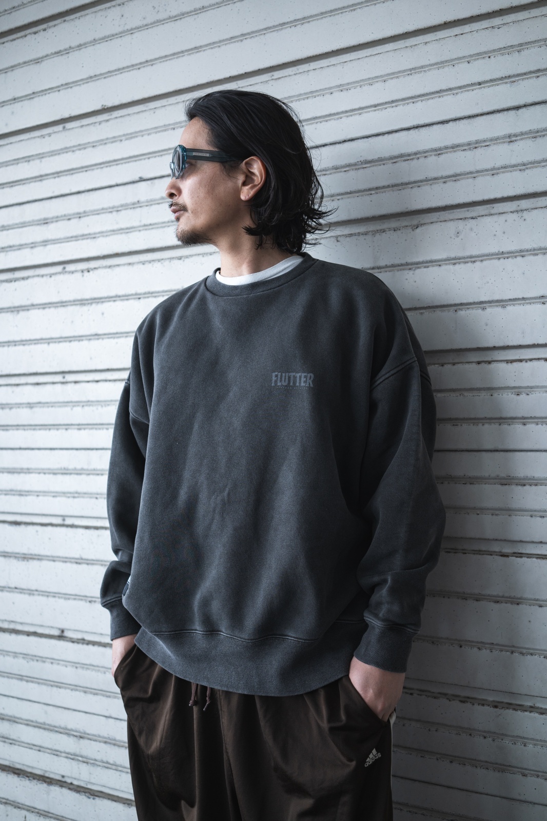 画像: FLUTTER (フラッター) | Pigment Dye B/S OG logo Sweat 