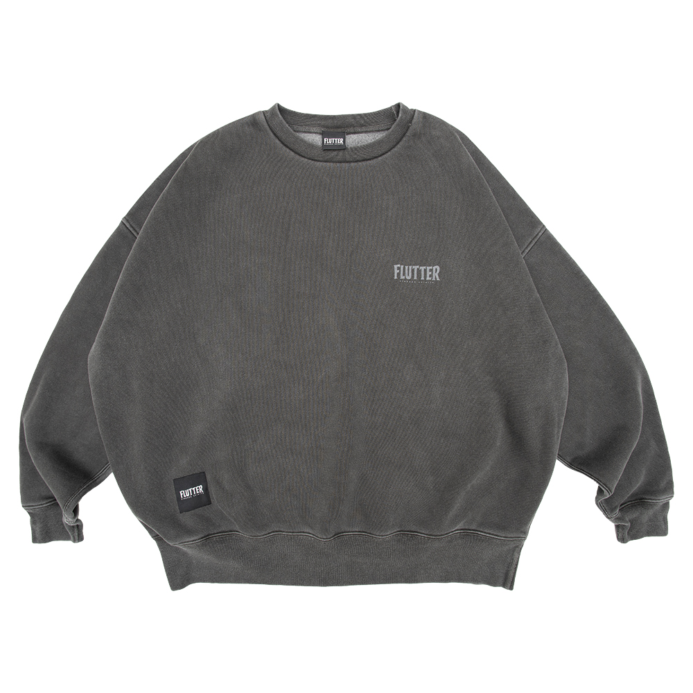 画像1: FLUTTER (フラッター) | Pigment Dye B/S OG logo Sweat  (1)