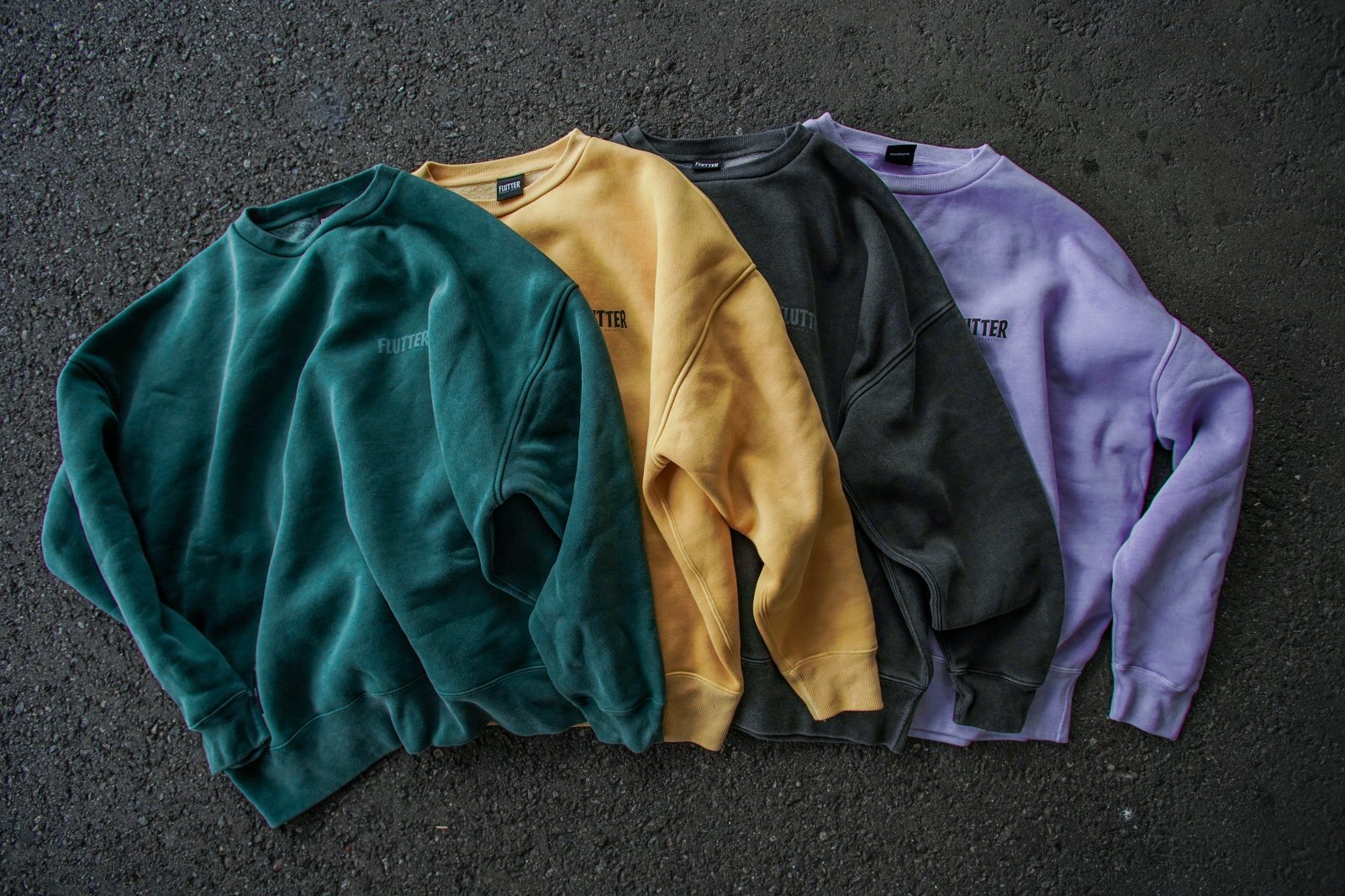 画像: FLUTTER (フラッター) | Pigment Dye B/S OG logo Sweat 